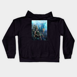 The Prince of the 9 oceans. Kids Hoodie